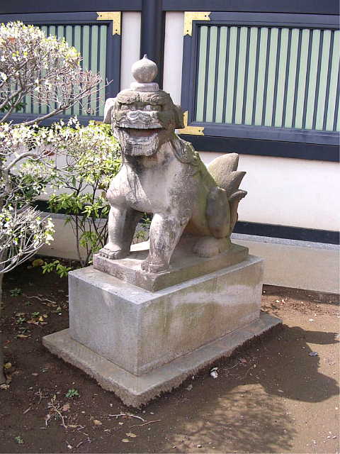 穴八幡神社(穴八幡宮）狛犬 写真