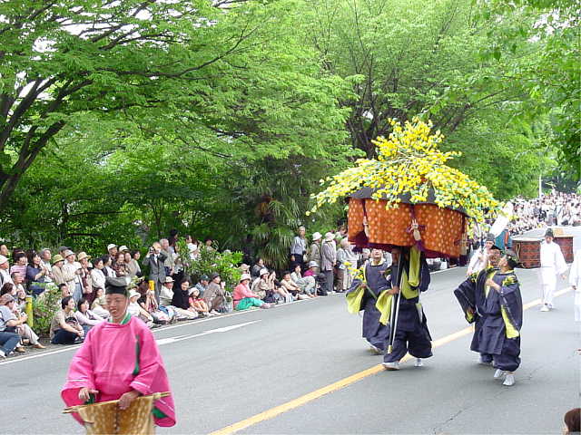 葵祭 風流傘 写真