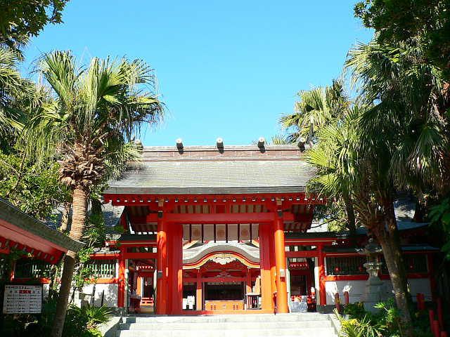 青島神社 神門
