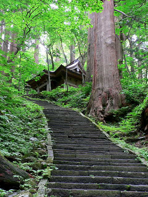 出羽三山神社 三の坂 写真