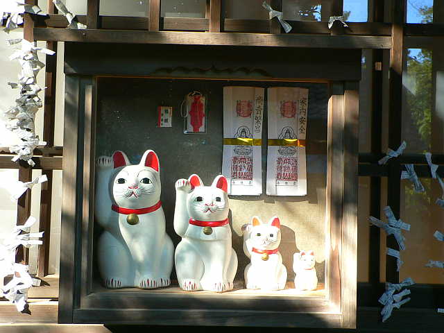 豪徳寺 招き猫 写真