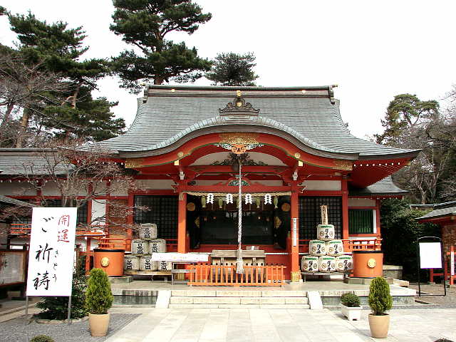 東伏見稲荷神社 拝殿 写真