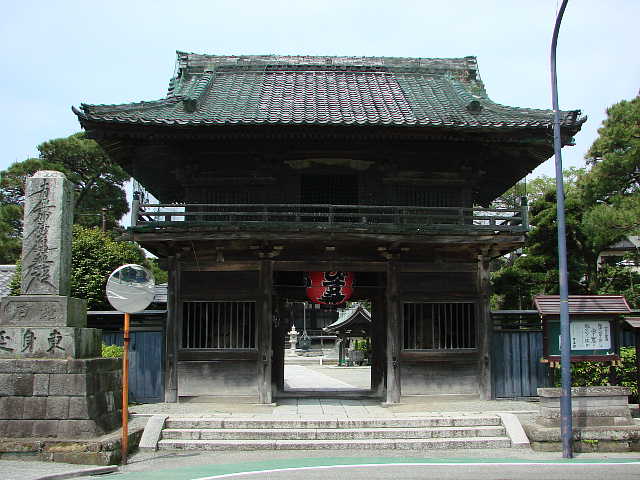 鎌倉　本覚寺 楼門 写真