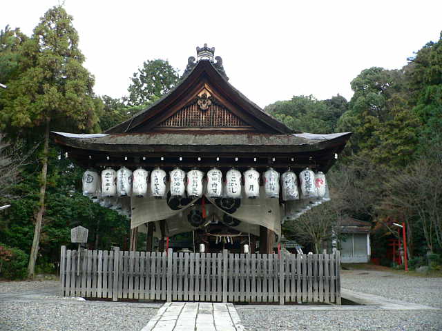粟田神社 舞殿