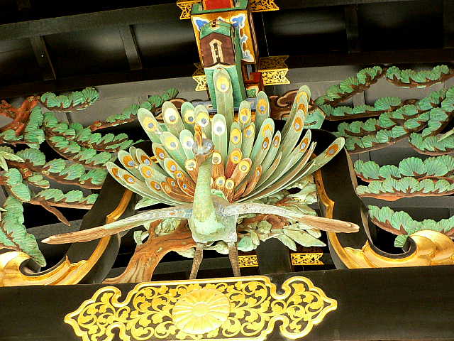 京都　西本願寺 唐門　鳳凰 写真