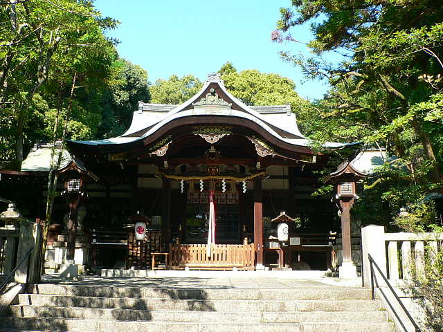 岡崎神社 拝殿 写真