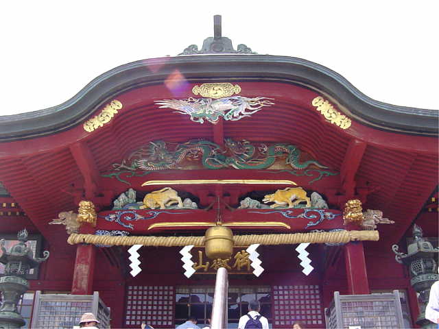 武蔵御嶽神社 拝殿 写真
