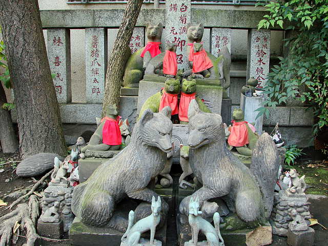 日本橋七福神　寿老神 笠間稲荷神社 写真