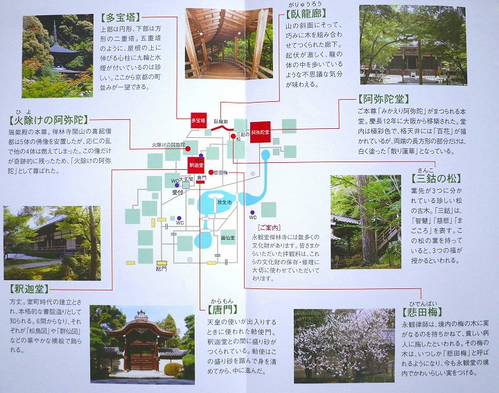 京都 永観堂　禅林寺 境内図